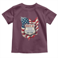 Route Highway 66 Centennial Toddler T Shirt Vintage American Flag Patriotic Gift