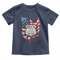 Route Highway 66 Centennial Toddler T Shirt Vintage American Flag Patriotic Gift