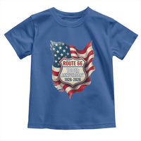 Route Highway 66 Centennial Toddler T Shirt Vintage American Flag Patriotic Gift