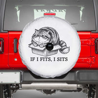 If I Fits I Sits Spare Tire Cover Chubby Kitty Funny Cat Lover Gift