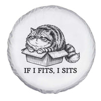 If I Fits I Sits Spare Tire Cover Chubby Kitty Funny Cat Lover Gift