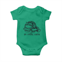If I Fits I Sits Baby Onesie Chubby Kitty Funny Cat Lover Gift
