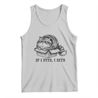If I Fits I Sits Tank Top Chubby Kitty Funny Cat Lover Gift