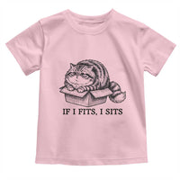 If I Fits I Sits Toddler T Shirt Chubby Kitty Funny Cat Lover Gift