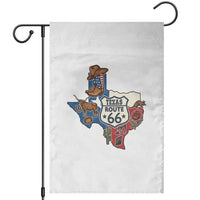 Texas Route Highway 66 Adventure Garden Flag Desert Road Trip Graphic