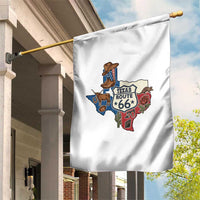 Texas Route Highway 66 Adventure Garden Flag Desert Road Trip Graphic