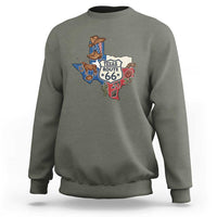 Texas Route Highway 66 Adventure Sweatshirt Desert Road Trip Graphic