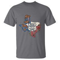 Texas Route Highway 66 Adventure T Shirt Desert Road Trip Graphic