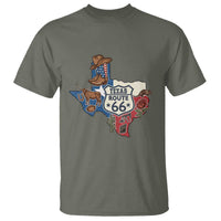 Texas Route Highway 66 Adventure T Shirt Desert Road Trip Graphic