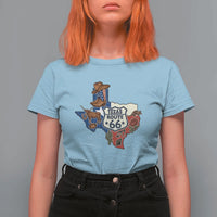 Texas Route Highway 66 Adventure T Shirt For Women Desert Road Trip Graphic