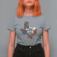Texas Route Highway 66 Adventure T Shirt For Women Desert Road Trip Graphic