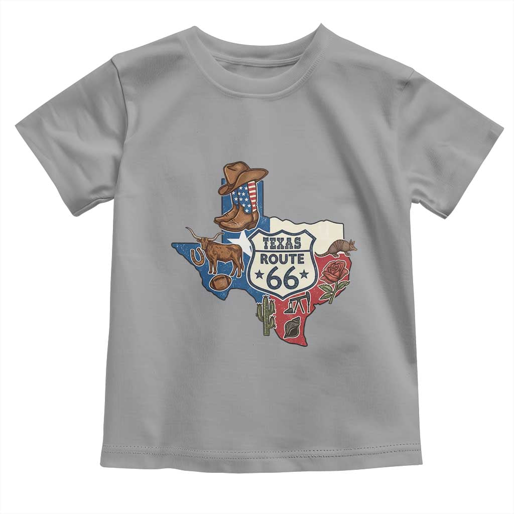 Texas Route Highway 66 Adventure Toddler T Shirt Desert Road Trip Graphic