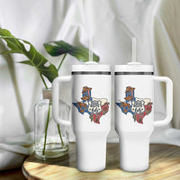 Texas Route Highway 66 Adventure Tumbler With Handle Desert Road Trip Graphic