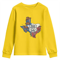 Texas Route Highway 66 Adventure Youth Sweatshirt Desert Road Trip Graphic
