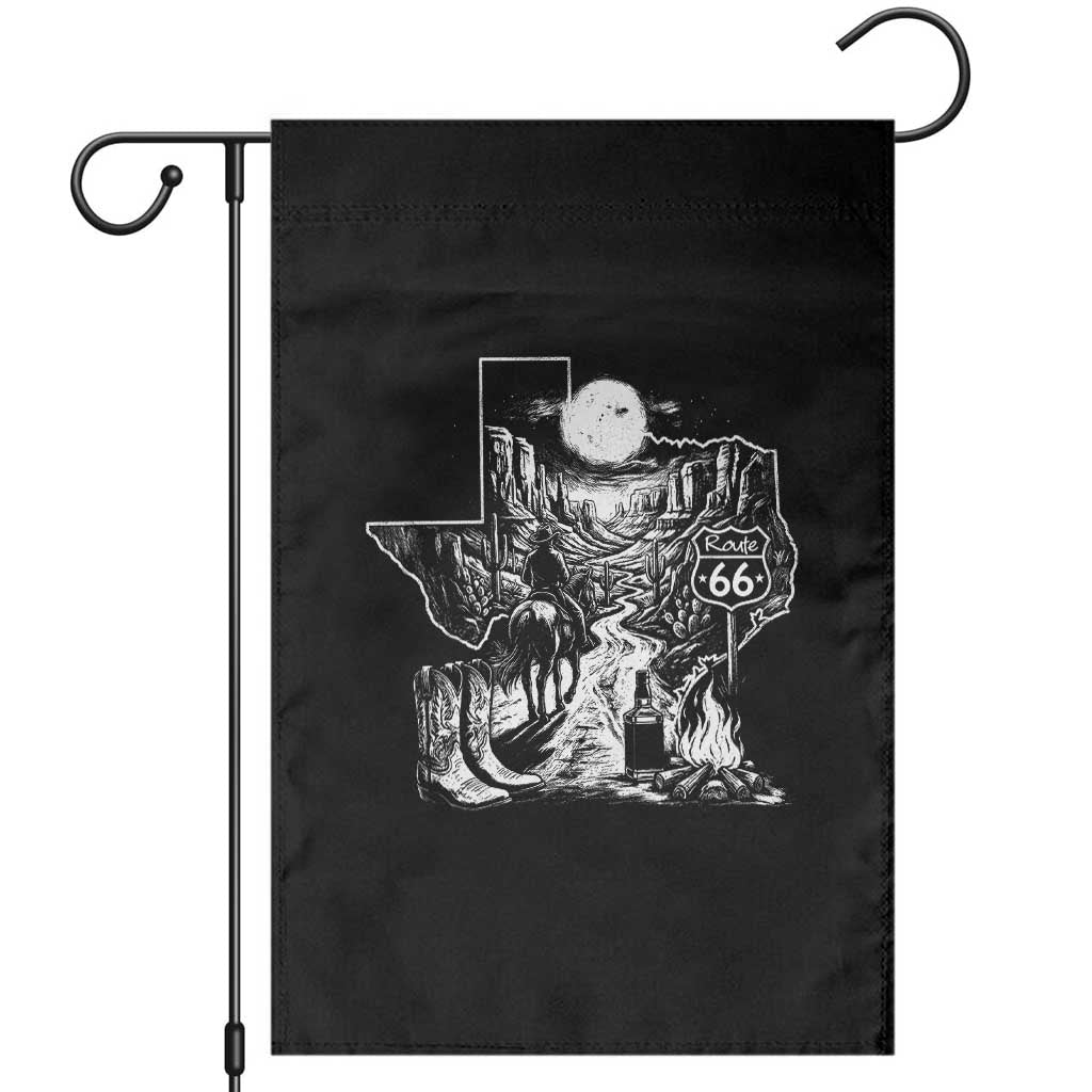 The Mother Road Texas Panhandle Garden Flag Vintage Desert Road Trip