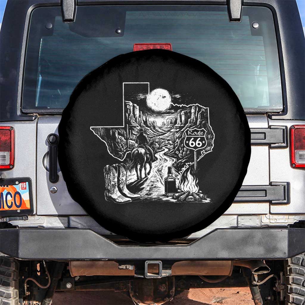 The Mother Road Texas Panhandle Spare Tire Cover Vintage Desert Road Trip