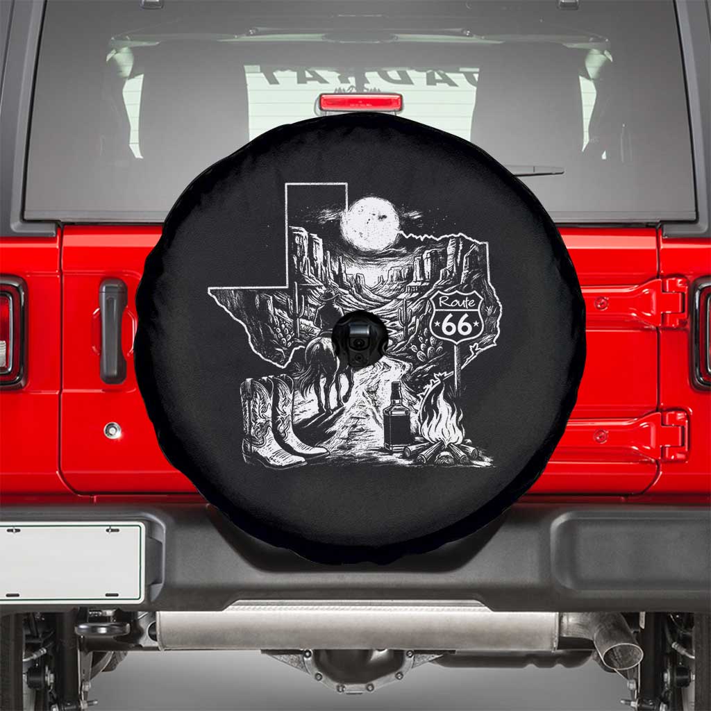 The Mother Road Texas Panhandle Spare Tire Cover Vintage Desert Road Trip