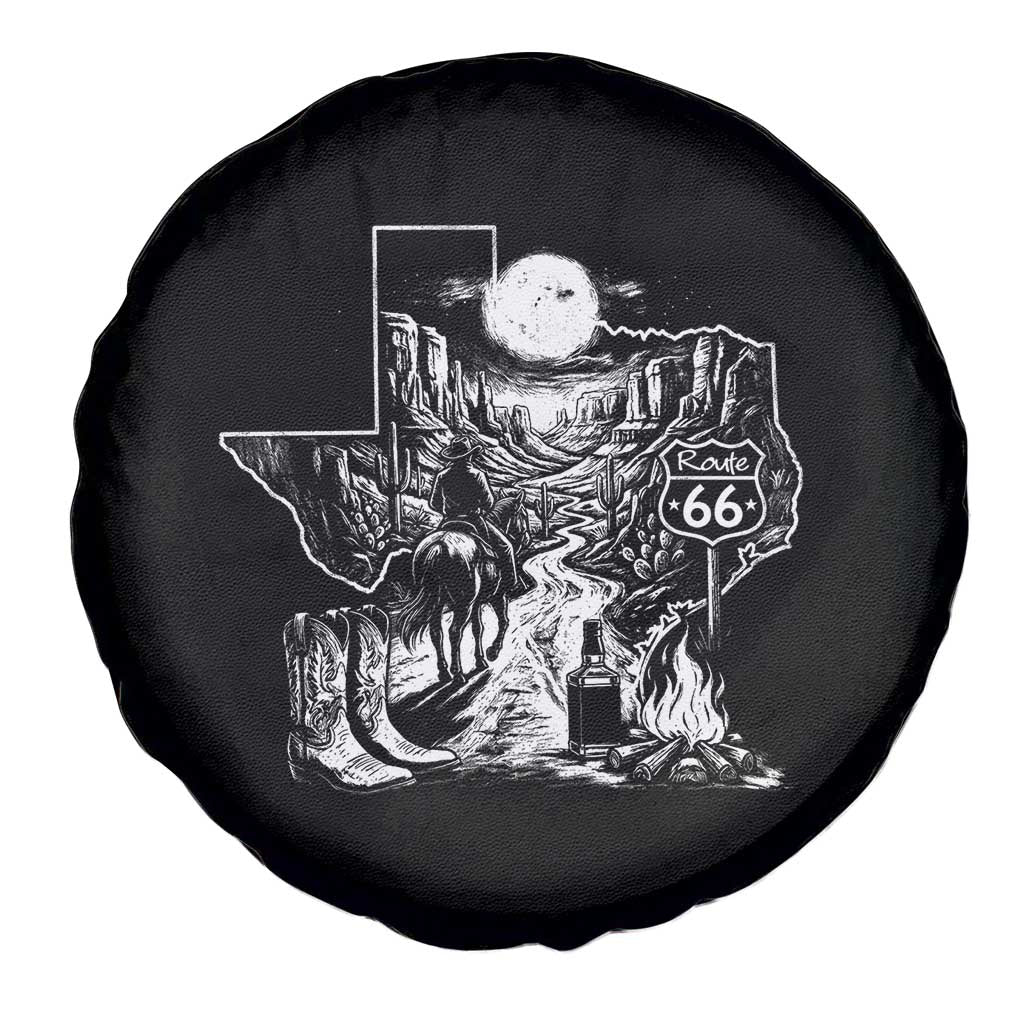 The Mother Road Texas Panhandle Spare Tire Cover Vintage Desert Road Trip