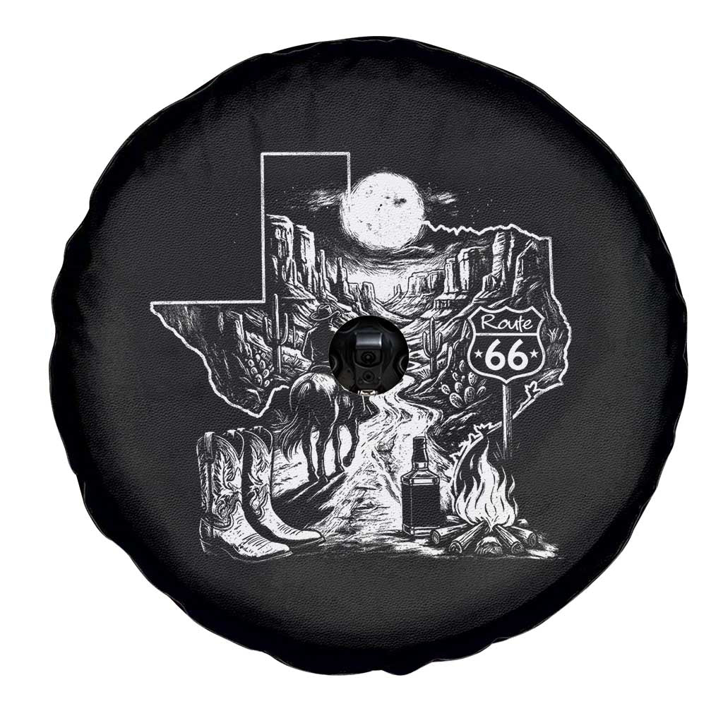 The Mother Road Texas Panhandle Spare Tire Cover Vintage Desert Road Trip