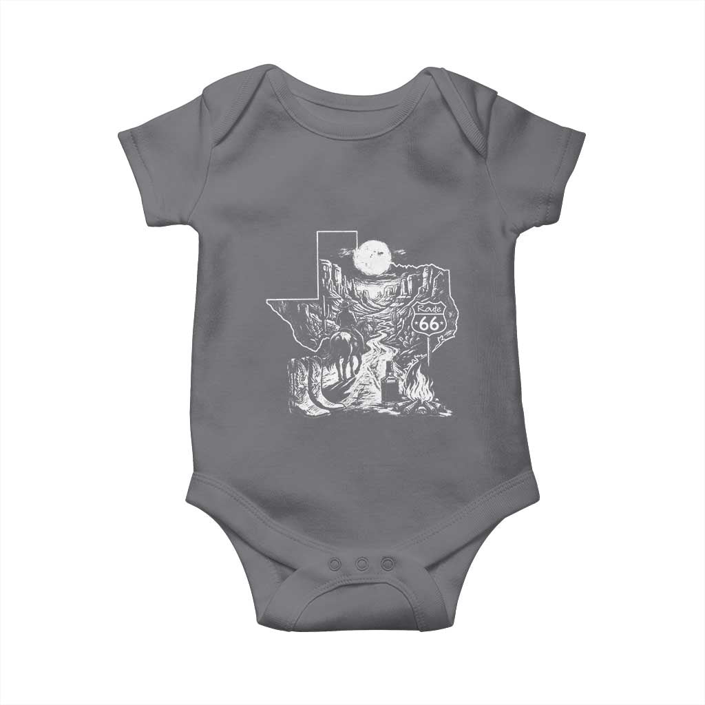 The Mother Road Texas Panhandle Baby Onesie Vintage Desert Road Trip