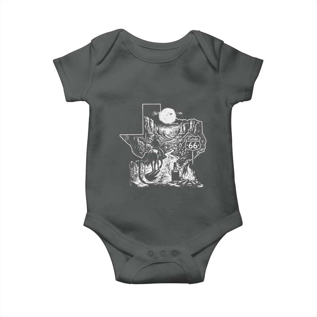 The Mother Road Texas Panhandle Baby Onesie Vintage Desert Road Trip