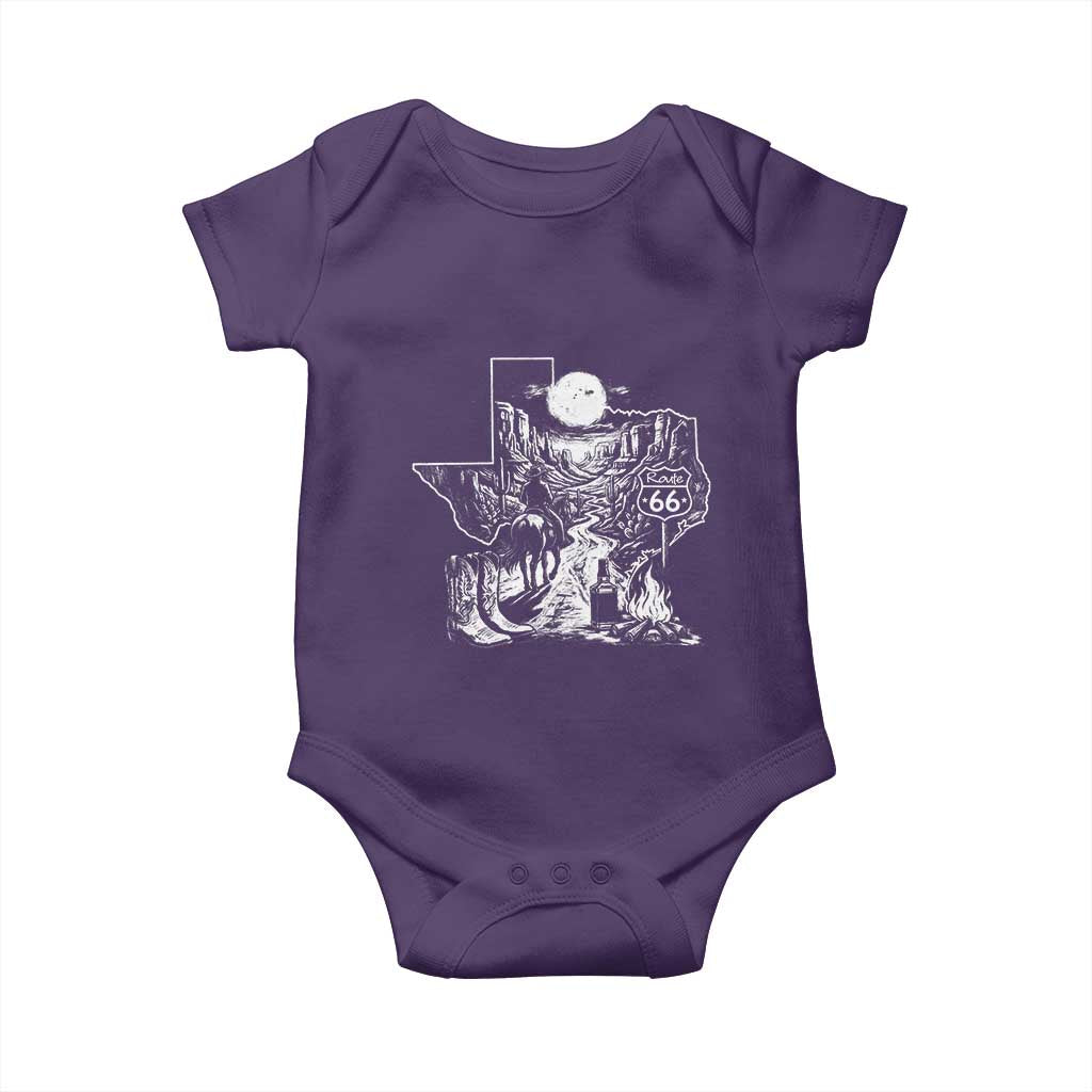 The Mother Road Texas Panhandle Baby Onesie Vintage Desert Road Trip