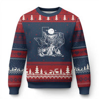 The Mother Road Texas Panhandle Ugly Christmas Sweater Vintage Desert Road Trip