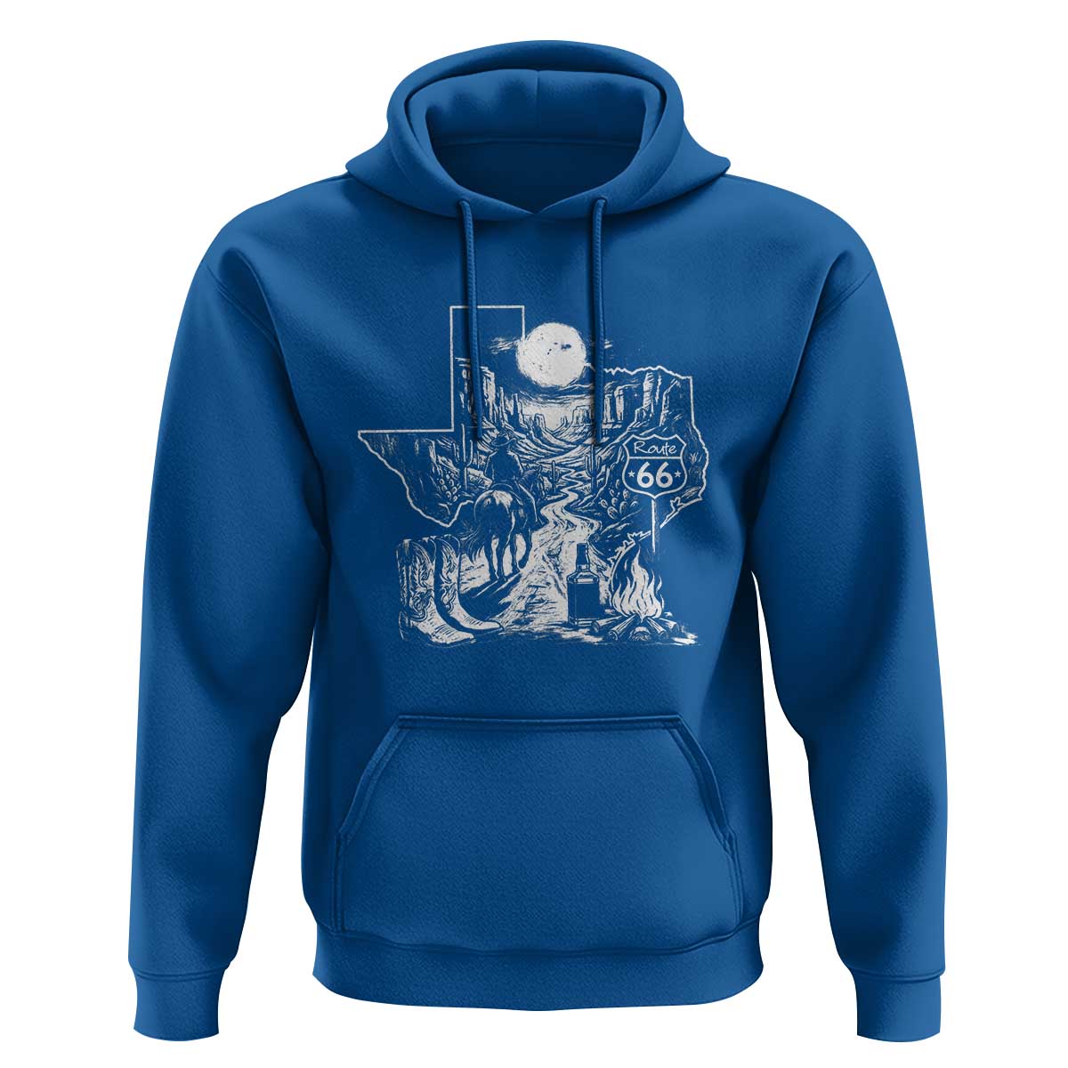 The Mother Road Texas Panhandle Hoodie Vintage Desert Road Trip