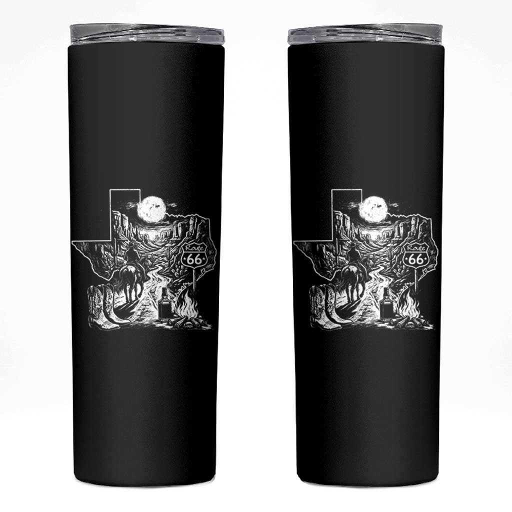 The Mother Road Texas Panhandle Skinny Tumbler Vintage Desert Road Trip