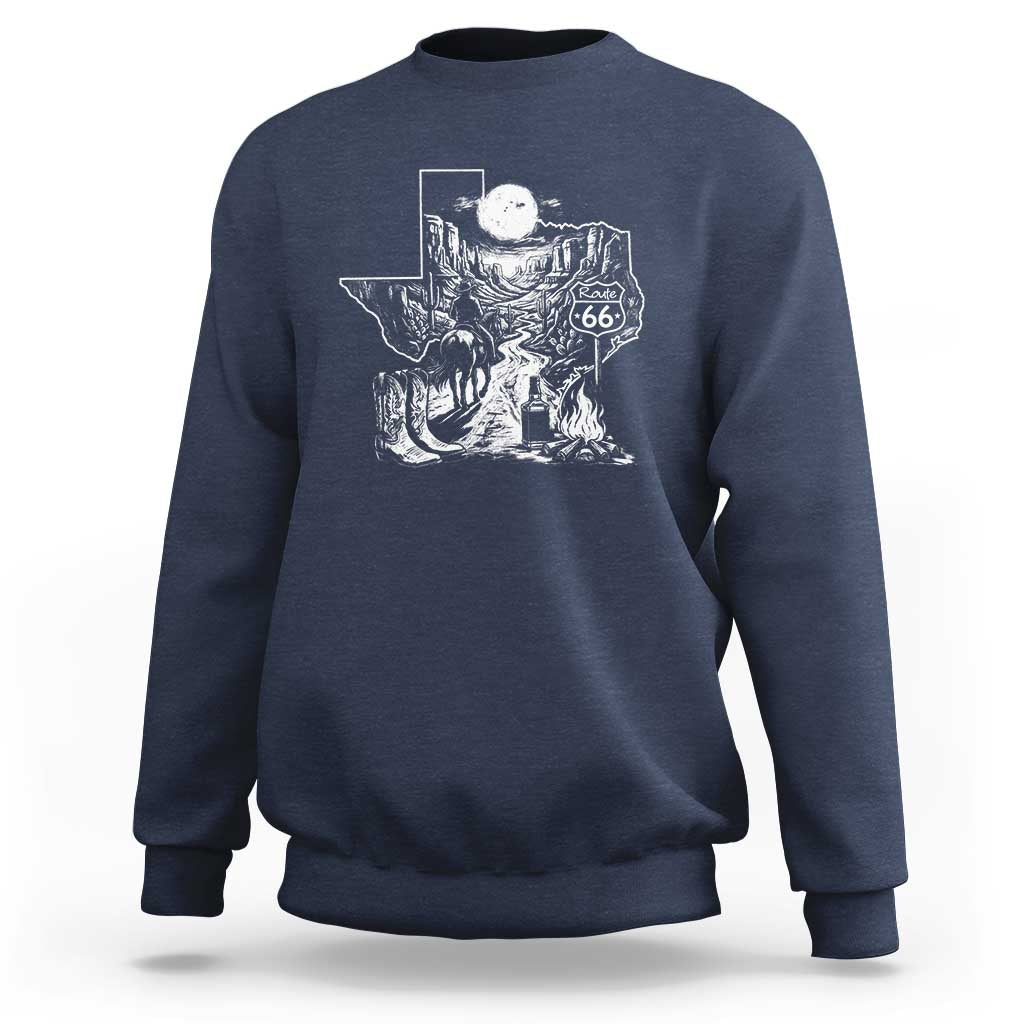 The Mother Road Texas Panhandle Sweatshirt Vintage Desert Road Trip