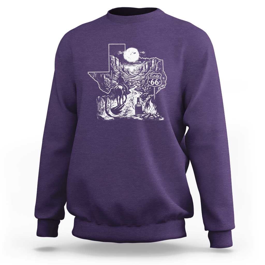 The Mother Road Texas Panhandle Sweatshirt Vintage Desert Road Trip