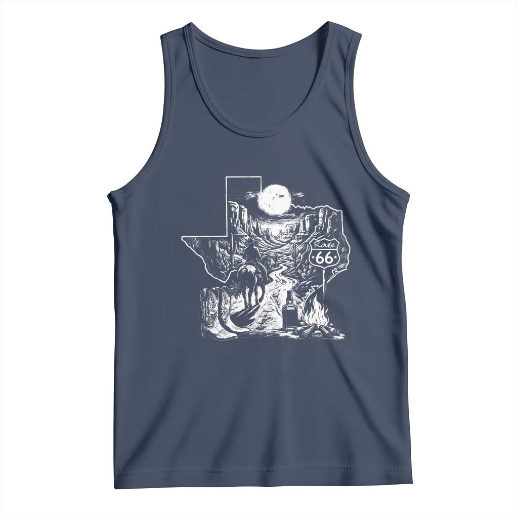 The Mother Road Texas Panhandle Tank Top Vintage Desert Road Trip