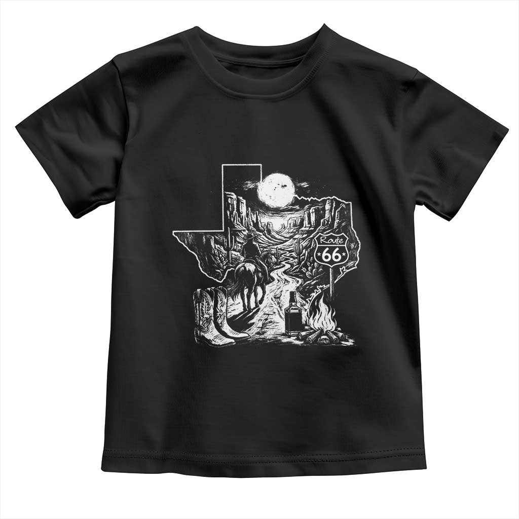 The Mother Road Texas Panhandle Toddler T Shirt Vintage Desert Road Trip