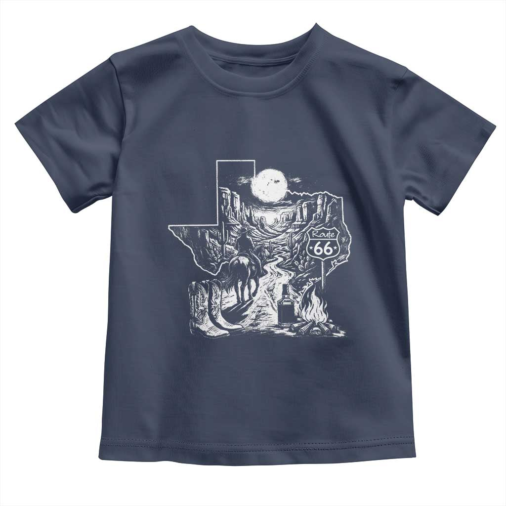 The Mother Road Texas Panhandle Toddler T Shirt Vintage Desert Road Trip