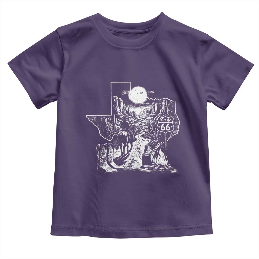 The Mother Road Texas Panhandle Toddler T Shirt Vintage Desert Road Trip