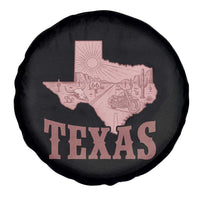 Texas Route Highway 66 Biker Spare Tire Cover Vintage Biker Road Trip