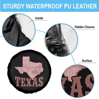 Texas Route Highway 66 Biker Spare Tire Cover Vintage Biker Road Trip