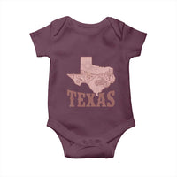 Texas Route Highway 66 Biker Baby Onesie Vintage Biker Road Trip