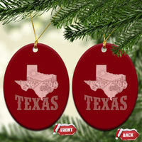 Texas Route Highway 66 Biker Ceramic Ornament Vintage Biker Road Trip