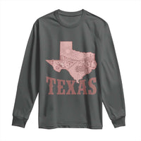 Texas Route Highway 66 Biker Long Sleeve Shirt Vintage Biker Road Trip