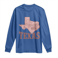 Texas Route Highway 66 Biker Long Sleeve Shirt Vintage Biker Road Trip