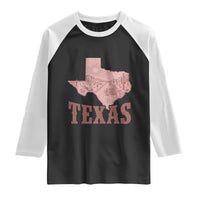Texas Route Highway 66 Biker Raglan Shirt Vintage Biker Road Trip