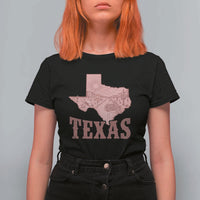 Texas Route Highway 66 Biker T Shirt For Women Vintage Biker Road Trip