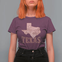 Texas Route Highway 66 Biker T Shirt For Women Vintage Biker Road Trip