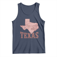 Texas Route Highway 66 Biker Tank Top Vintage Biker Road Trip