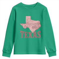 Texas Route Highway 66 Biker Youth Sweatshirt Vintage Biker Road Trip