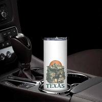 Texas Western Cowboy Life Skinny Tumbler Vintage Horse Riding Graphic