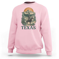 Texas Western Cowboy Life Sweatshirt Vintage Horse Riding Graphic