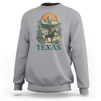 Texas Western Cowboy Life Sweatshirt Vintage Horse Riding Graphic