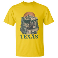 Texas Western Cowboy Life T Shirt Vintage Horse Riding Graphic